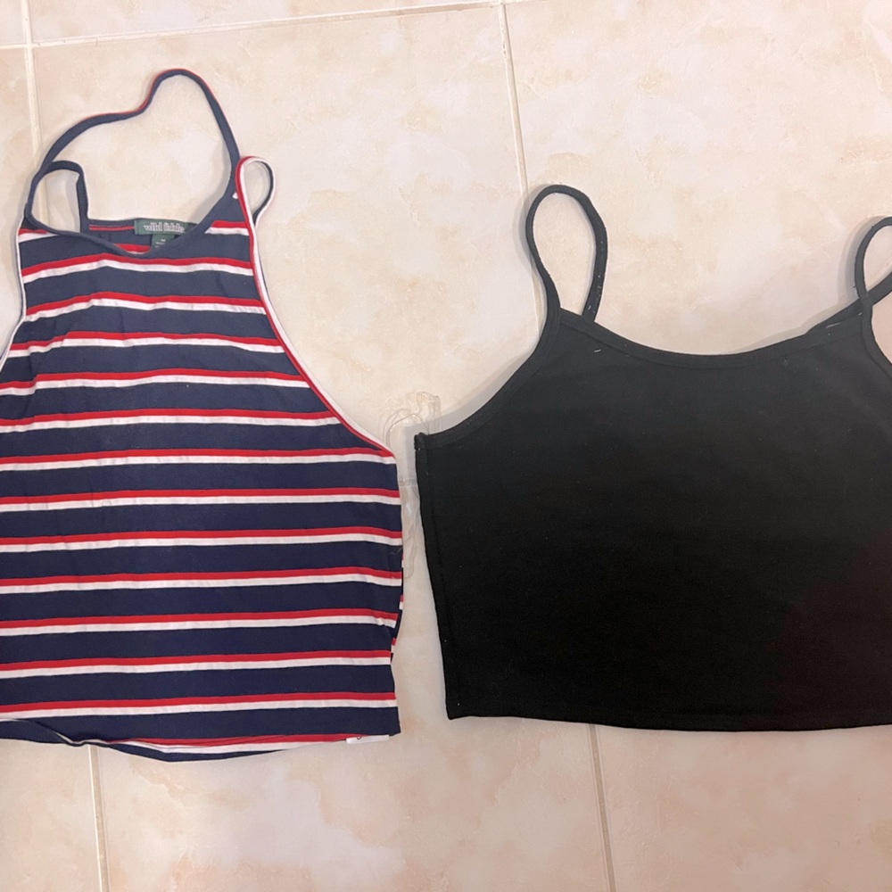 Duo crop tops
